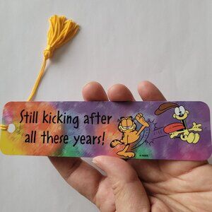 Vintage 1998 Paws Bookmark Garfield Odie 20th Anniversary KB0-14974 comic 70-90s